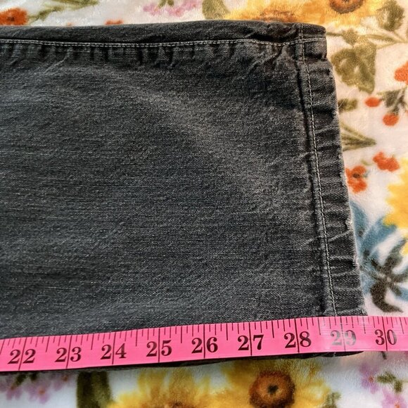 Y2K Old Navy Denim Carpenter Jeans Boys 18 Husky Cargo Faded Black - Picture 10 of 10